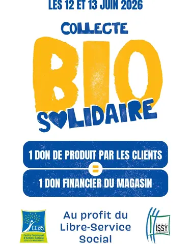 Collecte solidaire 12 & 13 juin 2026 !