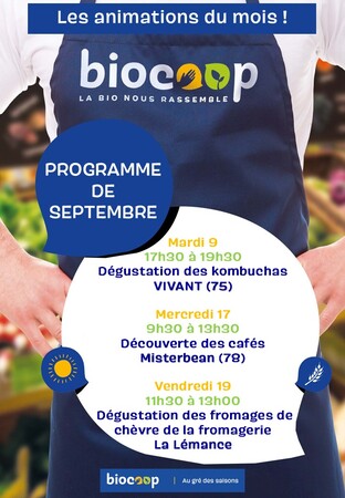 Les animations du mois en magasin !
