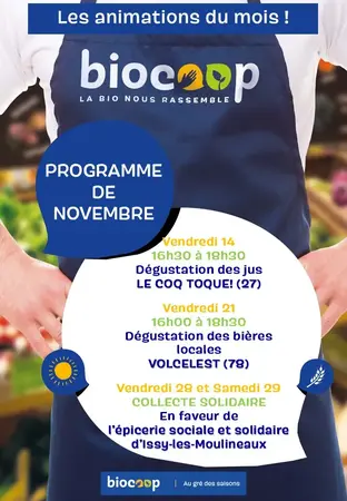 Les animations de novembre en magasin !