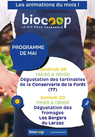 Les animations du mois de mai en magasin !
