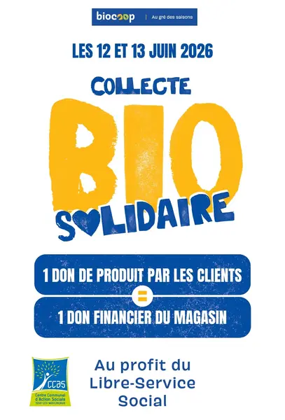 Collecte solidaire 12 & 13 juin 2026 !