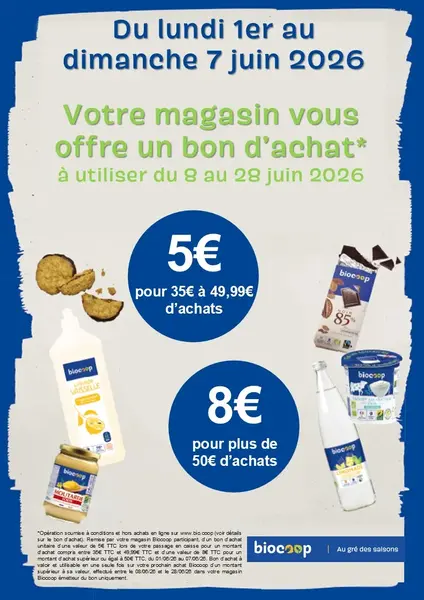 Opération bons d'achats !
