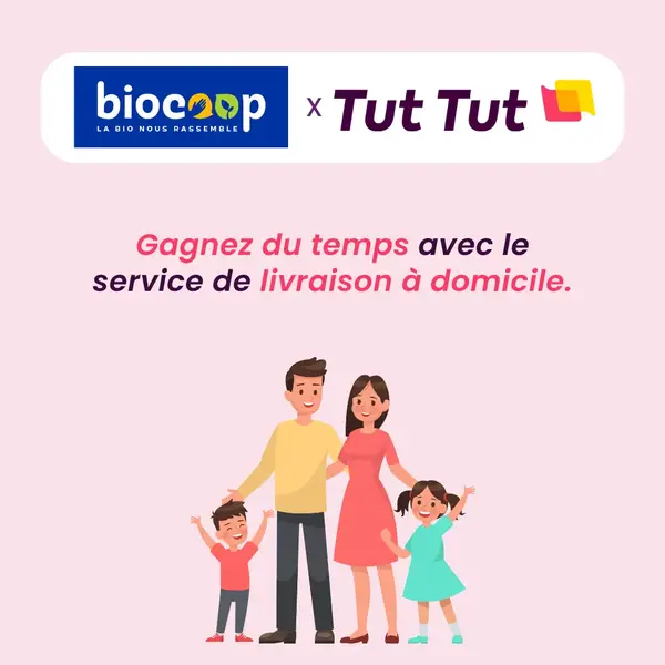 Tut Tut, notre partenaire pour la livraison de vos courses !