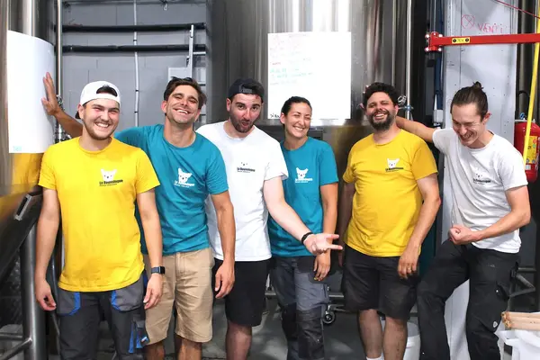 Arrivée des bières locales de la Brasserie la Bouledogue